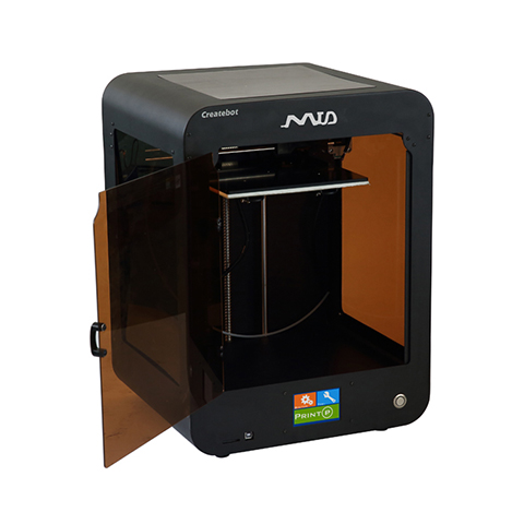 创立德 触摸屏 单喷头或双喷头 MID 3D打印机 带加热板